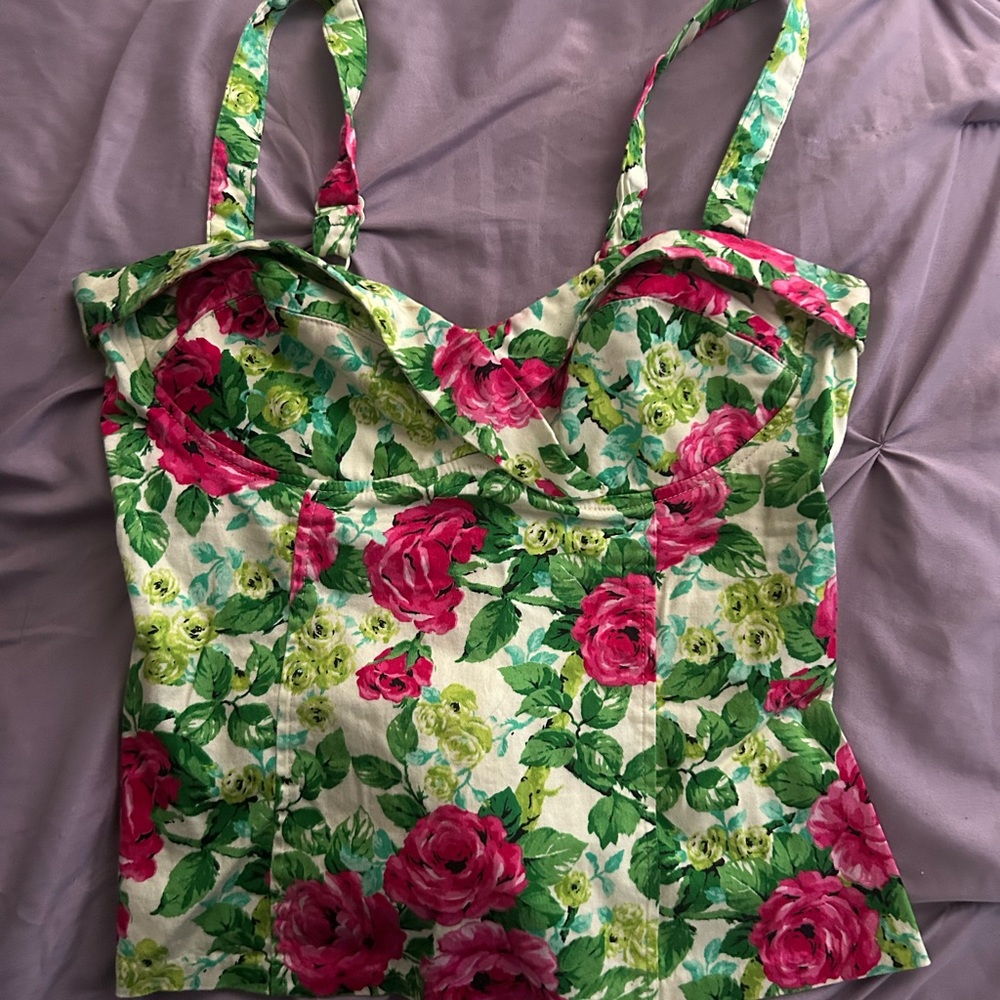 Floral Elegance Women's Blouse